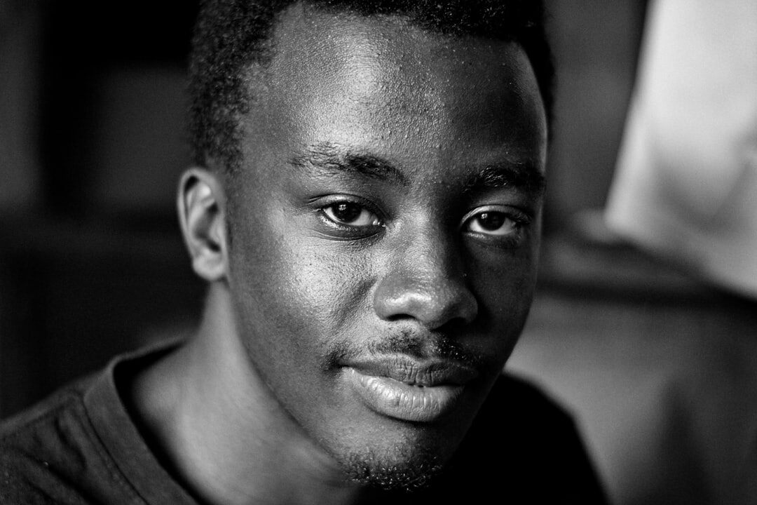 Studio portrait of a Black-Canadian man, entertainment editor