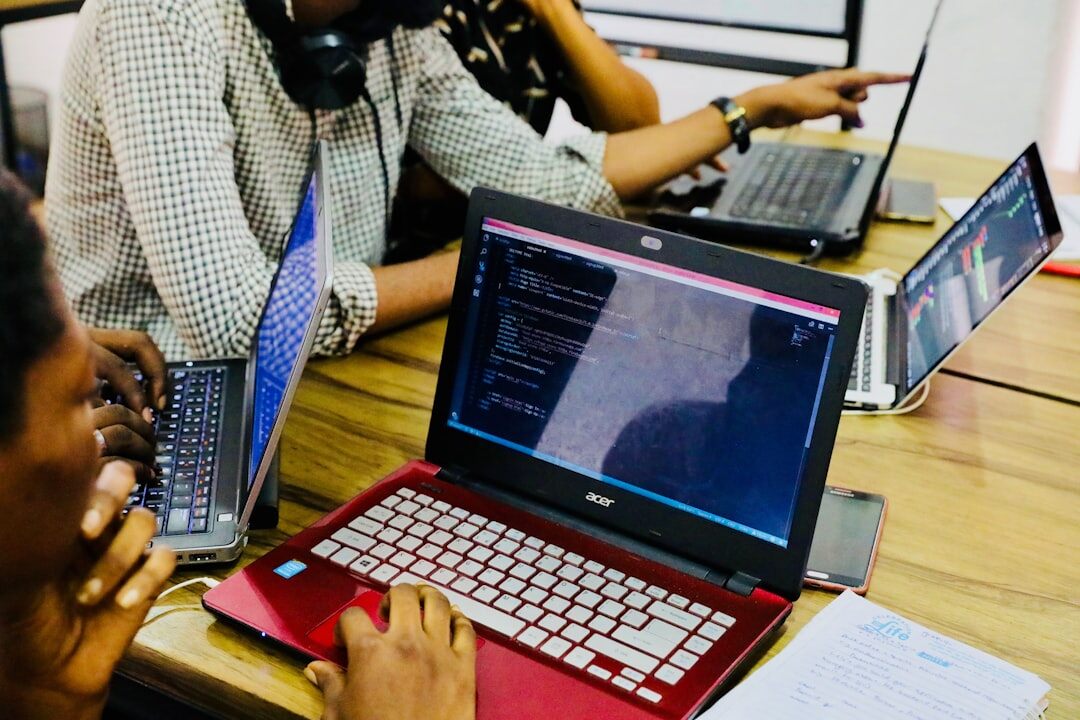 programmers collaborating on code