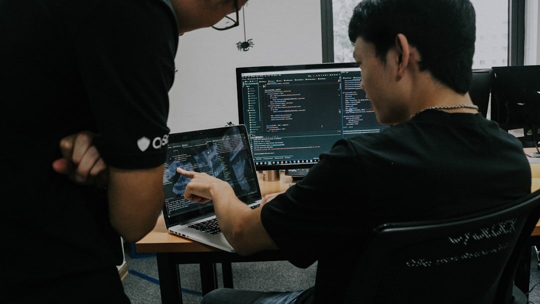 programmers collaborating on code